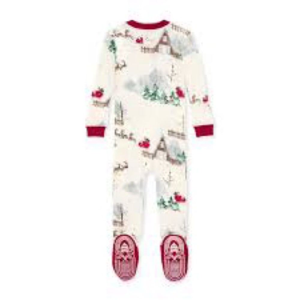Burt's Bees Baby Holiday Organic Cotton Onesies Pajamas. Size 12 Months 
New!